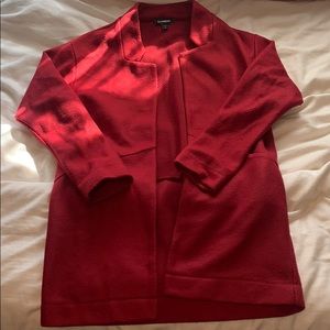 Express red/Maroon pea coat